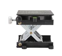 Haofy Piattaforma Elevatrice Altezza Regolabile da 6,5 cm per Intaglio del Legno Ed Esperimenti di Laboratorio con Rotazione a 360° Tavolo in Lega di Alluminio per Piccoli Laboratori, Laboratori