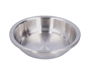 Haofy Piatto Fondo Rotondo in Acciaio Inossidabile 304 Lucidato a Specchio per Mangiare, Senza BPA, Impilabile per la Domestica 1 X Piatto (fondo Lizi 304: 20cm)