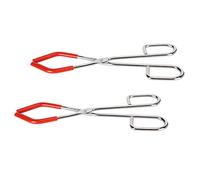 Haofy Pinze per Becher da Laboratorio Acciaio Rivestito in Gomma Essenziale da Laboratorio Presa Precisa L'impugnatura Comoda Riduce Al Minimo i Danni Alla Vetreria Uso Versatile Nelle Aule dei