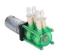 Haofy Pompa Peristaltica a Doppia Testa a Grande Flusso con Guscio Resistente Alla Corrosione per Laboratori, Bioingegneria 700 Ml/min X 2 (DC24V)