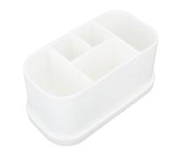 Haofy Porta di Spazzolino da Denti in Silicone Elegante per le Coppie (WHITE)