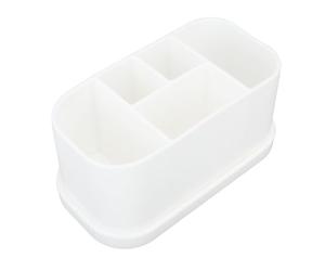 Haofy Porta di Spazzolino da Denti in Silicone Elegante per le Coppie (WHITE)
