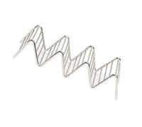 Haofy Porta Taco a Forma di V, Supporto per Taco in Acciaio Inossidabile per Servire Facilmente, Porta Alimenti Versatile con 3-4 Griglie, Ideale per e Hot Dog Nelle Feste in Casa (3-4 griglie