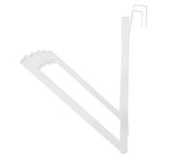 Haofy Portasacchetti per Rifiuti Robusto Gancio per Sacco della Spazzatura in Ferro Facile da Installare per Forniture da 1pz (WHITE)