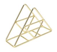 Haofy Portatovaglioli Verticale di Grande capacità in Ferro per Cucina, Sala da Pranzo, Ufficio - Portatovaglioli per Cena, Design con Base Robusta per Tovaglioli Standard, 1 Pezzo (GOLD)