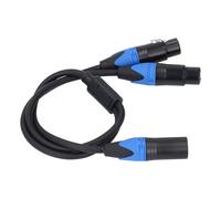 Haofy Premium XLR Slitter Cable 3 Pin Connettore HI Fi Sound per Mixer Microfono Dual Female a Mash, per Sale da Concerto/Scuole