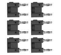 Haofy Presa a Banana Doppia in Ottone Facile Installazione e Prestazioni Affidabili in Apparecchiature Industriali e Trombettisti (BLACK)