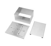 Haofy Pressa per Tofu in Acciaio Inossidabile 304 con Scarico dell'acqua a Pressione Regolabile per la Produzione di Tofu Fai-da-te, Domestica, Soggiorno in Piccoli Appartamenti, in (S)