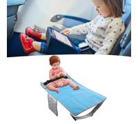 Haofy Prolunga per Sedile Aereo per Bambini, Leggera e Universale per Un'esperienza di Volo Confortevole, Lunghezza Regolabile per Varie età, Include 1 Pedale e Custodia (BLUE)