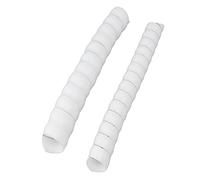 Haofy Protezione per Tronco d'albero 39,9x5 Cm e 39,9x4 Cm Involucro a Spirale in Plastica Riutilizzabile con Design Flessibile Protezione per Corteccia d'albero per Piccoli Alberelli, (Set da 2