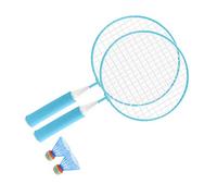 Haofy Racchetta da Badminton Junior, Impugnatura Morbida e Antiscivolo per un Controllo Migliore, Struttura in Lega a Rete Larga Garantisce longevità, Dimensioni Perfette 16,7x8,9 Pollici per