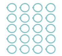Haofy Raccoglitore Ad Anelli Colorati da 40 Pezzi per L'organizzazione Aziendale e in Classe, Materiale PE Resistente (GREEN)