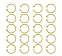 Haofy Raccoglitore Ad Anelli Colorati da 40 Pezzi per L'organizzazione Aziendale e in Classe, Materiale PE Resistente (YELLOW)