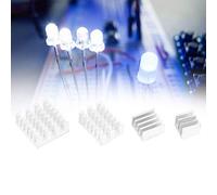 Haofy Radiatore CPU Dissipatore di Calore in Alluminio Premium con Adesivo per 2/3/4 3B+ 4B, Set di Dissipatori di Calore da 20 Pezzi, Riduce Guasti Hardware, Adatto per Memoria Video, : Alluminio