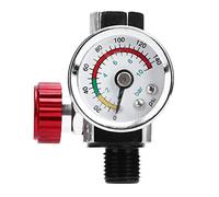 Haofy Regolatore di Pressione dell'aria 140 PSI con Porte Filettate G1/4 per Verniciatura a Spruzzo e Sabbiatura - Spruzzatore HVLP Monitoraggio della Pressione in Tempo Reale Costruzione Leggera e