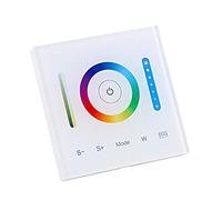 Haofy Regolatore Dimmer per Controller Touch Panel a Parete per RGB Rgbw RGB + CCT Dimmerabile Cambia Colore Striscia LED Illuminazione Pulsante Commovente con Suono