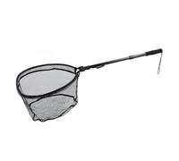 Haofy Rete da Pesca Pieghevole Portatile con Resistente Lega di Alluminio e Design in Gomma per un Facile Trasporto e Stoccaggio per Tutti i Pescatori (BLACK)