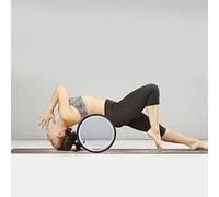Haofy Ruota per Yoga, Supporto per Lo Stretching della Schiena per Allenamento di flessibilità con capacità di 440 Libbre e Cuscinetto in Gomma PU da 5 Mm, Ideale per la Palestra Domestica e l'uso