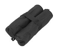 Haofy Sacchi di Sabbia Extra Grandi per Tettoia 600D Oxford Impermeabili con Cinghia Lunga Sacchi Pesanti per Tende Pop-up, Gazebo da Esterno, Supporto Antivento su Sabbia, Ghiaia, (BLACK)