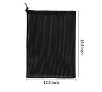 Haofy Sacco Filtro per Pompa per Laghetto, Rete in Poliestere con Coulisse Regolabile, Sacco Barriera per Pompa per Laghetti all'aperto 40x30 Cm Adatto per Le Pompe più Diffuse (Come Mostrato)