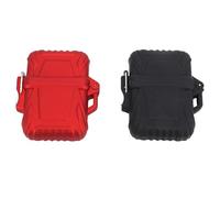 Haofy Scatola Portaoggetti Impermeabile da 2 Pezzi, Organizer in Plastica Leggera per Chiavi, Anelli, Orecchini, Perfetta per le Avventure all'aria Aperta (#1)