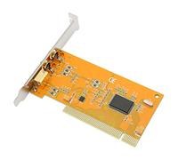 Haofy Scheda di Acquisizione PCI Express, Scheda di Acquisizione Video PCIe con Risoluzione 640x480 Prestazioni Stabili per per l'insegnamento