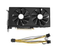 Haofy Scheda Grafica con Memoria Video da 8 GB GDDR5 a 256 Bit, Potente Elaborazione delle Immagini, 2048 CUDA per Giochi per PC Desktop Raffreddamento a Doppia Ventola con