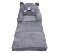 Haofy Sedia Pieghevole per Bambini con Manici Larghi Schienale Stabile per Bambini da 1 a 3 Anni - Divano per in Cartone Animato Morbido Peluche Comfort Design Salvaspazio per la Sala Giochi della