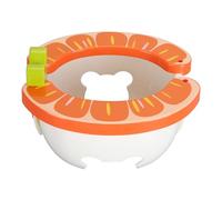 Haofy Sedile del Bagno per Bambini con Base Non Slittata, Facile da Pulire, Sulla Strada per Bambini, Blu (ORANGE)