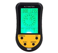 Haofy Sensore Meteorologico Termometro Barometro Altimetro Digitale Portatile con Cordino per Materiale ABS