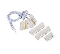 Haofy Sensori per Porte e finestre, 5 Pezzi MC-38 Sensore per Finestra cablata ad Incasso Interruttore Magnetico di Allarme Domestico per Porte in Legno, finestre
