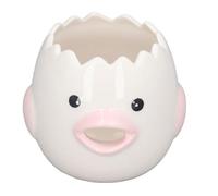 Haofy Separatore di Tuorlo d' in Materiale Ceramico con Design Affilato Rapida Separazione delle Uova, Filtro Liquido per Uova di Grande capacità per Piccole Cucine, Quotidiana, Lavaggio a Mano