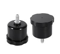 Haofy Serbatoio Freno a Mano Universale, Serbatoio Olio Idraulico in Alluminio per Rally di Drifting per Auto, Installazione Facile per la Maggior Parte dei Veicoli (Black)