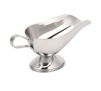 Haofy Servitore per Salsa Termica a Doppia Parete in Acciaio Inossidabile per Salsiera con Bordo Antigoccia Sul Coperchio per Sciroppo Freddo per Sugo Caldo per Eventi di Catering per (10 once)