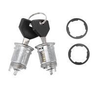 Haofy Set Cilindro Serratura Accensione, Camion Internazionale | Due Chiavi e Due Cilindri della Porta Anteriore, 2506723C92 3606713C94 3546619C92, Risolve L'inceppamento delle Chiavi e le