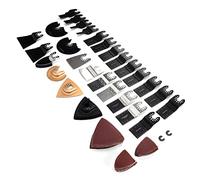 Haofy Set di Lame per Utensili Oscillanti di Alta qualità Kit di Lame per Multiutensile in Acciaio Ad Alto Tenore di Carbonio per Progetti di Officina Professionale per il Taglio di Metallo e Legno