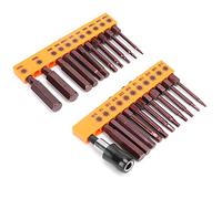 Haofy Set di Punte per Cacciavite Ad Alta Precisione da 23 Pezzi con Lunghezza di 60 Mm per Uso Domestico e Professionale con Acciaio S2