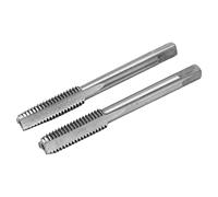 Haofy Set di Rubinetti Metrici HSS da 2 Pezzi, 3 Utensili per Filettare | Maschiatore Manuale Primo Allineamento del Cono Seconda Finitura Rimozione delle Bave, Filettatura del Foro Passante