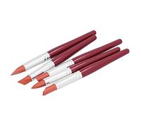 Haofy Set di Strumenti per Scolpire L'Argilla Siliconica Pennelli per Modellare L'Argilla Morbida per Modellare il Colore, Elaborare i Dettagli, 5 Pezzi per Pittura a Olio, Scultura, Styling, (#1)