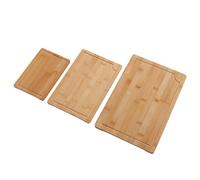 Haofy Set di Taglieri da 3 Pezzi con Scanalature per il Succo e Manici Interni per Carne, Verdure, Pane, Taglieri per Servire la di Casa, Barbecue, Cene in Famiglia
