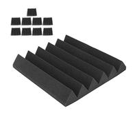 Haofy Set Isolante per Pannelli Acustici Premium, Materiale Poliuretanico Durevole Pannello in Schiuma Sonora da 10 Pezzi per Studio, Ufficio