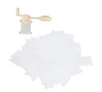 Haofy Set Organizer per Filo da Ricamo Comodo Avvolgitore a Manovella per gli Appassionati di Punto Croce Fai-da-te Bobina di Plastica per Riporre Facilmente il Filo