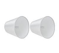 Haofy Set Paralume Moderno in Tessuto per Lampadario con Clamp/Holder per Lampada da Tavolo a Vite E14, Installazione Semplice per Camere da Letto, Corridoi, Sale Studio, Hotel, 9,2x14,2x13 Cm, 2