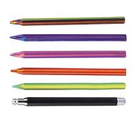 Haofy Set Portamine Accessori da Disegno Colorati per Dipingere Graffiti, Robusto per gli Appassionati D'arte, 5 Ricariche di Colore per Artisti, Materiale in Cera