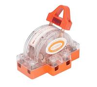 Haofy Sezionatore Trasparente 32A Bipolare con Design Anti-scossa Elettrica e Indicatore per Generatore, Contatti in Rame Visibili, Cablaggio Semplice per Uso Industriale, Alimentazione di Riserva