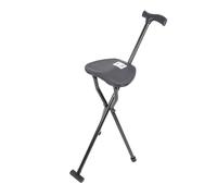 Haofy Sgabello del Canna Treppiede Portatile Stabile Pieghevole Canna da Passeggio con Ergonomico per Anziani e Campeggio