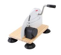 Haofy Slicer di Pane Manuale con Manovella a Mano, Trasmissione in Marcia Efficiente, Base di Aspirazione Stabile, Affettatura Versatile per Pane Fatto in Casa