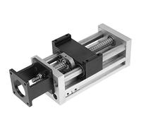 Haofy Slitta per Vite a Ricircolo di Sfere a Fase Lineare Artigianale Squisita con Corsa di 100 Mm a Bassa Resistenza All'attrito per Applicazioni Industriali Metallo