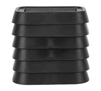 Haofy Sottobicchieri per Mobili, Rotelle in Gomma Antiscivolo da 8 Pezzi per la Protezione del Pavimento, 55x83 Mm, Compatibili con Letti e Divani, per Superfici in Legno e Piastrelle