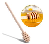 Haofy Spargimiele Legno Piccoli, 50 Pezzi/Set di Bastoncini Legno per , Dipper , Cucchiai Legno per (16cm)